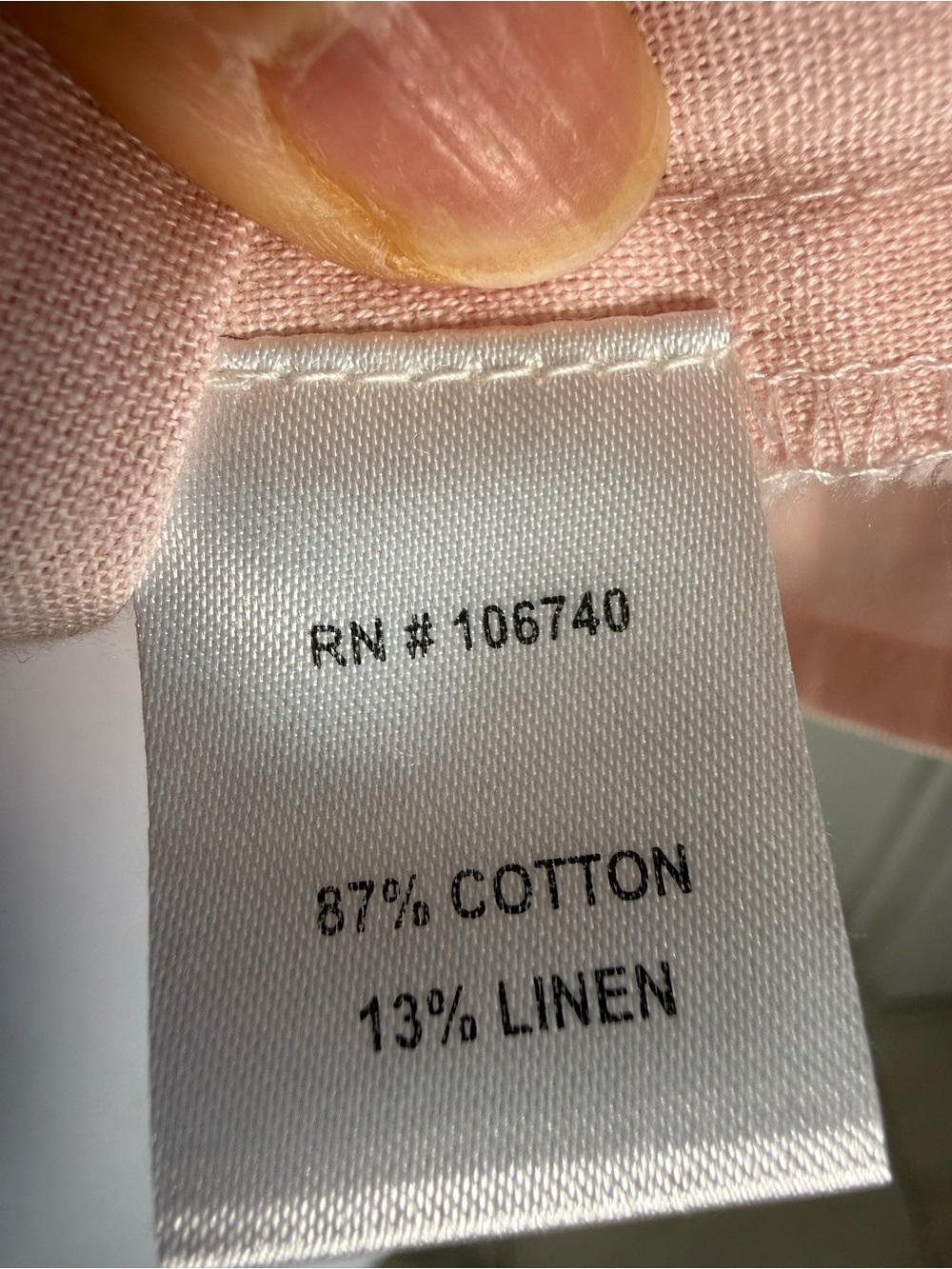 Chadwicks Light Pink Button-Front Women's Shirt size 12 (044) - Picture 7 of 7